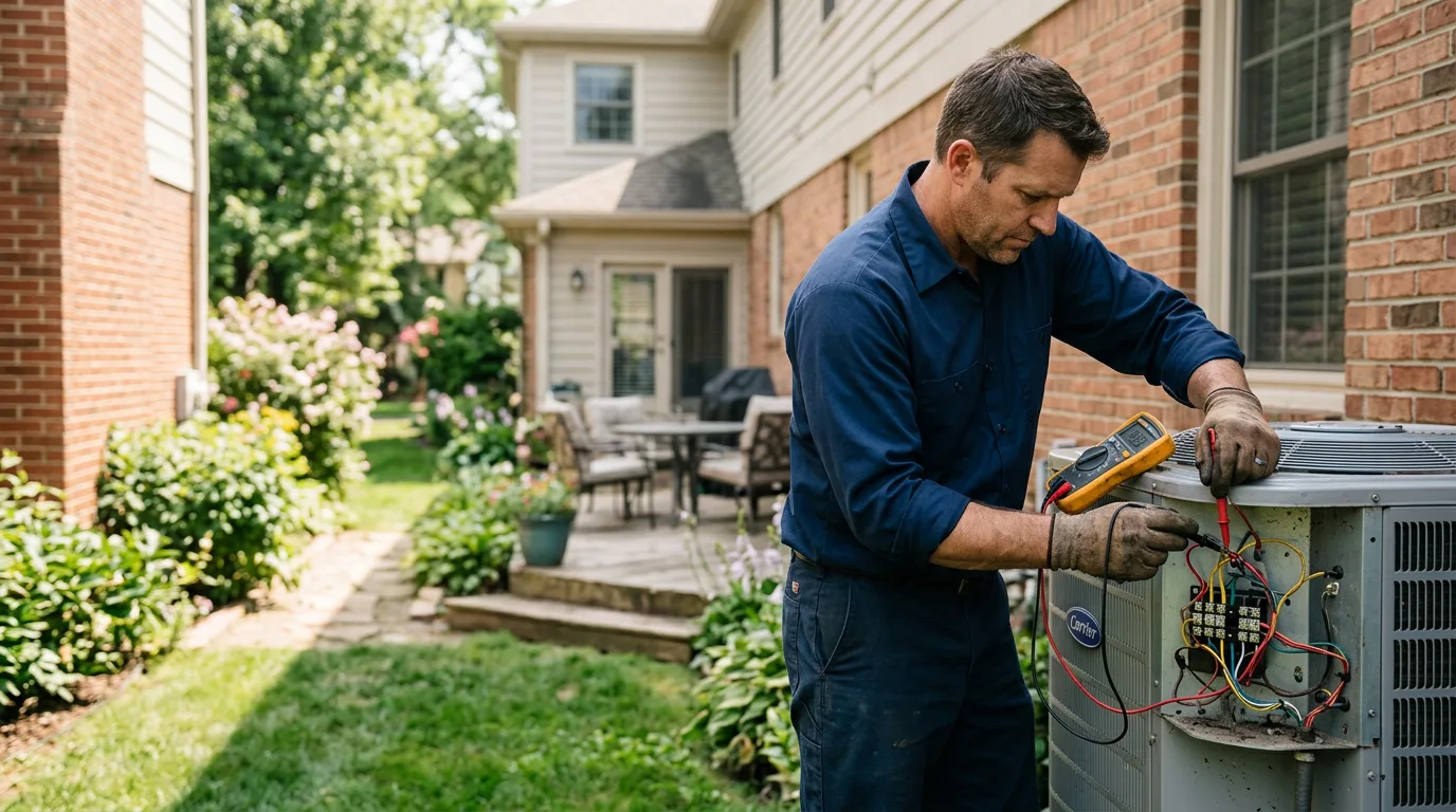 HVAC technician working near Jasper, AR